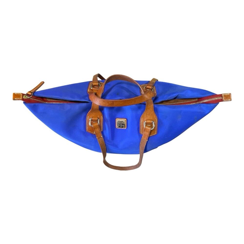 Dooney & Bourke X Large Nylon Windham Leighton Tote Bag Blue-Beach Bag J11628497 - Picture 3 of 16